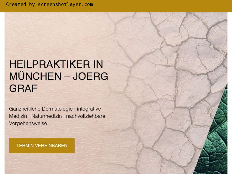 Firmenlogo vom Unternehmen Joerg Graf - Heilpraktiker Haut München aus München