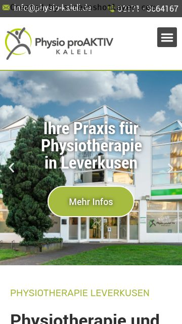 Firmenlogo vom Unternehmen Physio proAKTIV Kaleli aus Leverkusen