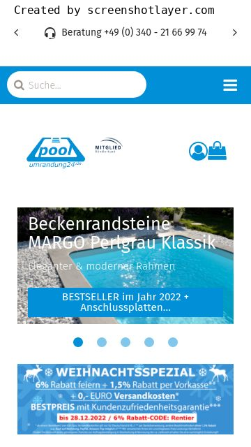 Firmenlogo vom Unternehmen Poolumrandung24.de aus Dessau-Roßlau