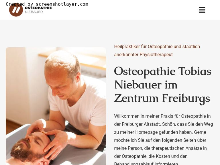 Firmenlogo vom Unternehmen Osteopathie Niebauer aus Freiburg