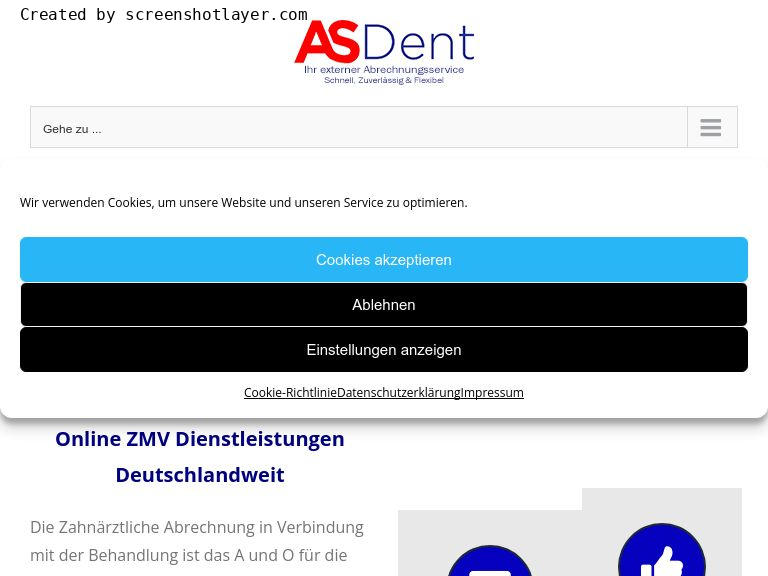 Firmenlogo von ASDent Abrechnungsservice