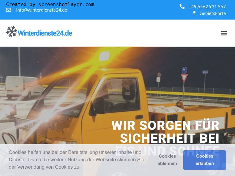 Firmenlogo vom Unternehmen Winterdienste24 aus Herforst
