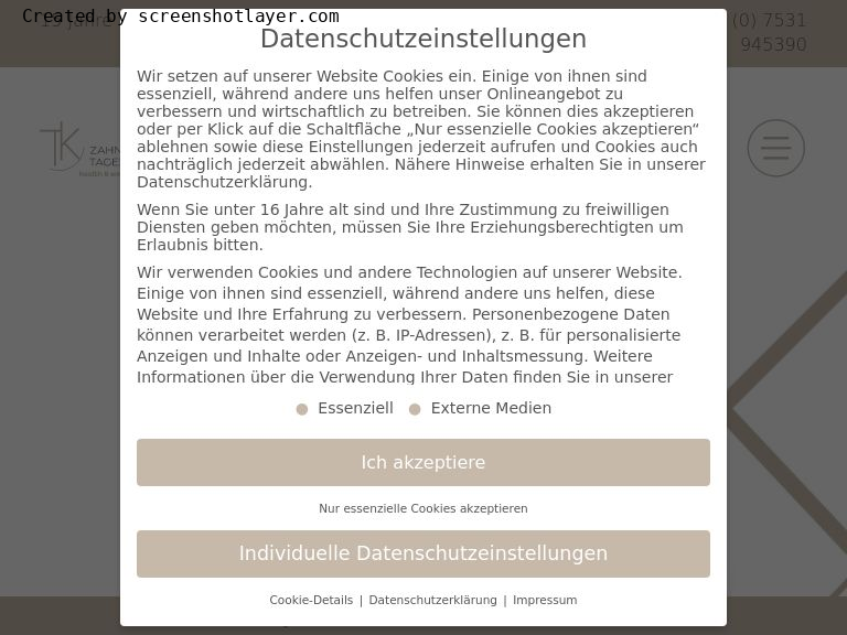 Firmenlogo vom Unternehmen Zahnärztliche Tagesklinik Konstanz aus Konstanz