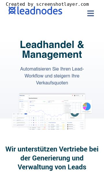 Firmenlogo vom Unternehmen Leadnodes GmbH aus Münster