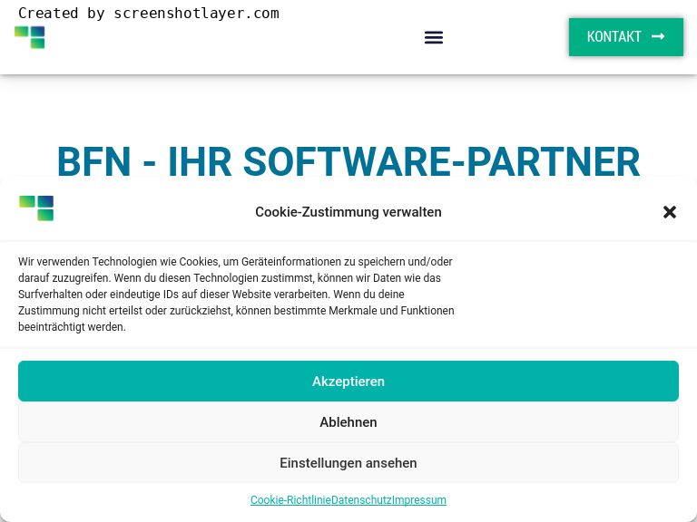 Firmenlogo vom Unternehmen BFN INFORMATIONSTECHNIK GmbH aus Krefeld