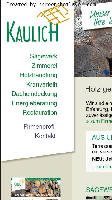 Firmenlogo vom Unternehmen W. Kaulich GmbH & Co. KG aus Berkatal
