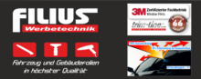 Firmenlogo vom Unternehmen Filius Werbetechnik aus Erkenbrechtsweiler (220px)