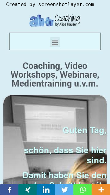 Firmenlogo vom Unternehmen coaching by alice häuser aus Korschenbroich