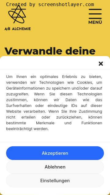 Firmenlogo vom Unternehmen A/B Alchemie aus Brück