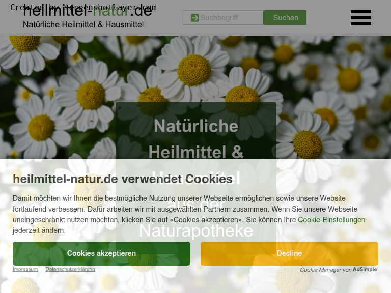 Firmenlogo vom Unternehmen heilmittel-natur.de aus Haselünne