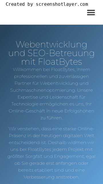 Firmenlogo vom Unternehmen FloatBytes UG aus Bad Schwalbach