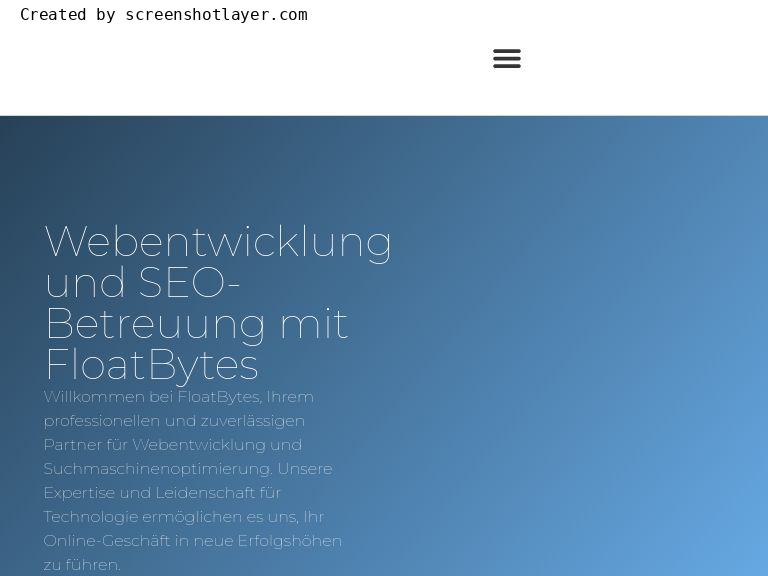 Firmenlogo vom Unternehmen FloatBytes UG aus Bad Schwalbach