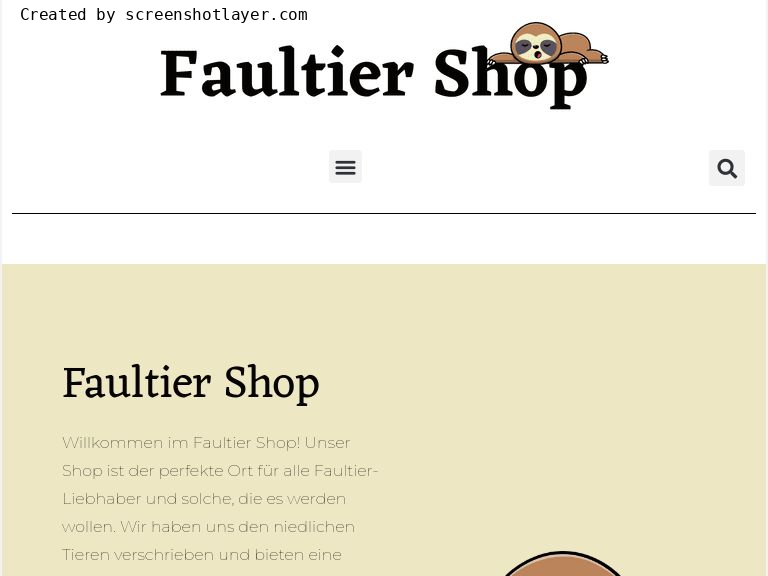 Faultier Shop