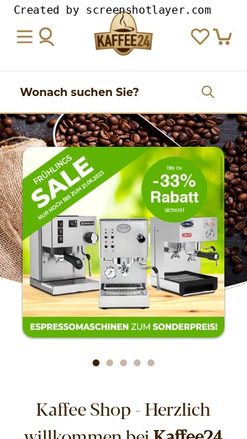 Firmenlogo vom Unternehmen Kaffee24 aus Pirmasens