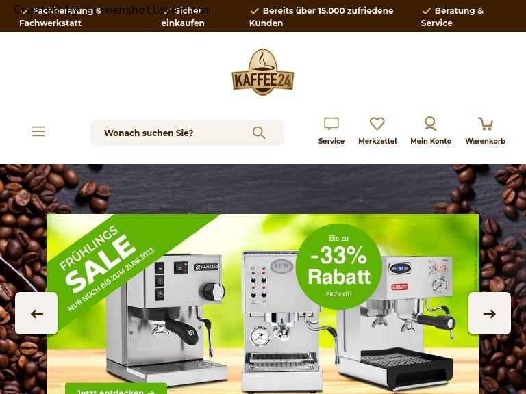 Firmenlogo vom Unternehmen Kaffee24 aus Pirmasens