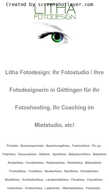 Firmenlogo vom Unternehmen Litha Fotodesign aus Göttingen