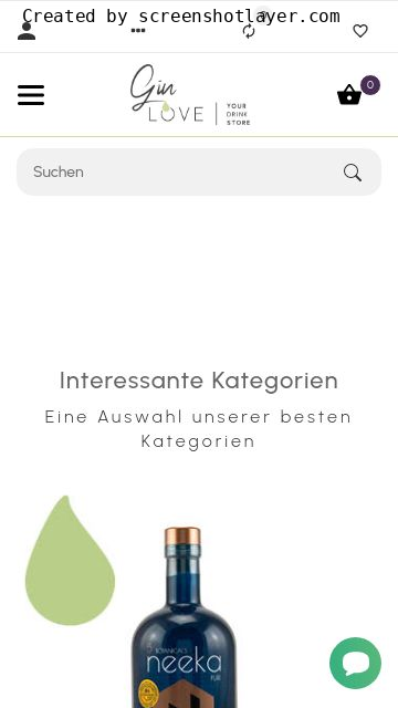Firmenlogo vom Unternehmen Gin Love aus Münster