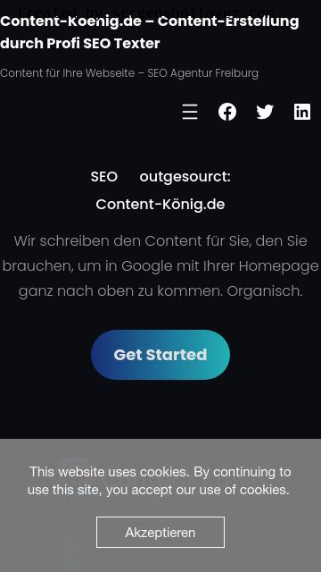 Firmenlogo vom Unternehmen Content König aus Freiburg