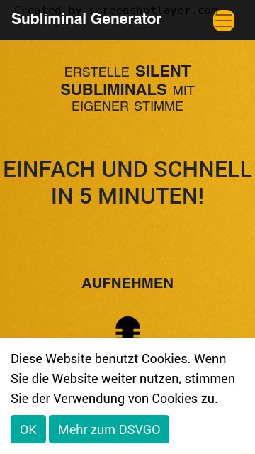 Firmenlogo vom Unternehmen Silent Subliminal Generator aus Schwepnitz