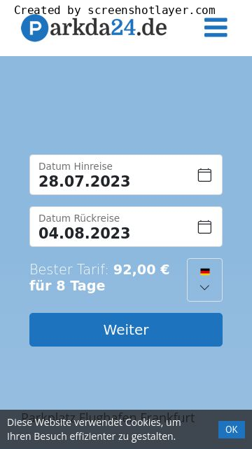Firmenlogo vom Unternehmen ParkDa24 aus Frankfurt am Main
