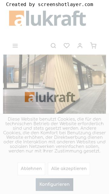 Firmenlogo vom Unternehmen Alukraft GmbH aus Offenbach