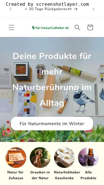 Firmenlogo vom Unternehmen Für-Naturliebhaber.de aus Berlin