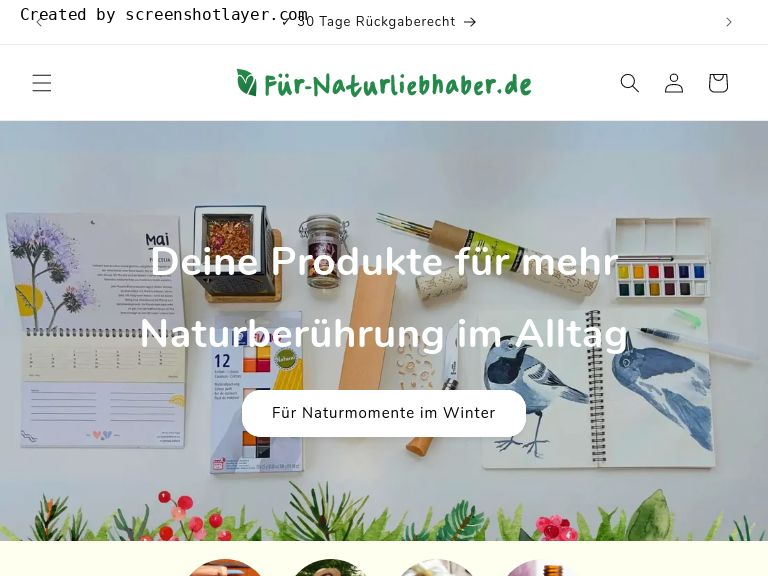 Firmenlogo vom Unternehmen Für-Naturliebhaber.de aus Berlin