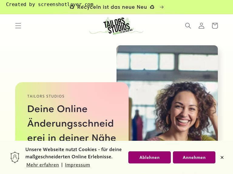 Firmenlogo vom Unternehmen Online Änderungsschneiderei | Tailors Studios aus Hamburg