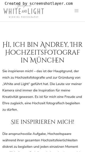 Firmenlogo vom Unternehmen White and Light ? Hochzeitsfotograf in München aus München