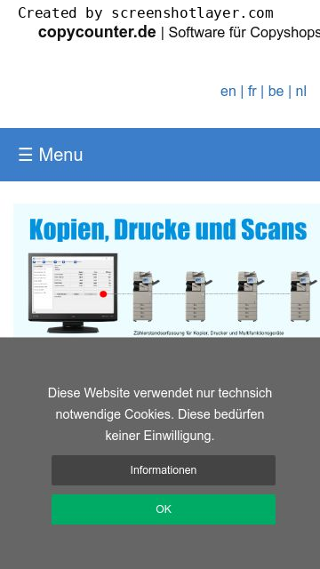 Firmenlogo vom Unternehmen copycounter.de aus Wandlitz