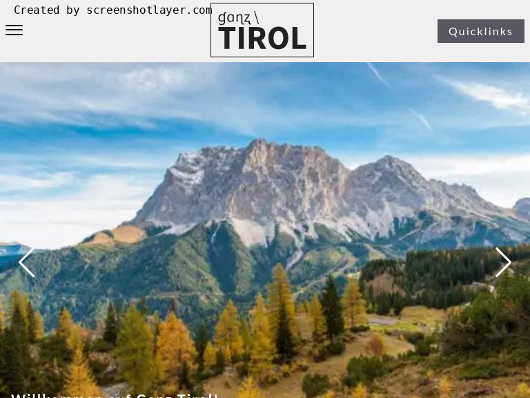 Firmenlogo vom Unternehmen Ganz Tirol
