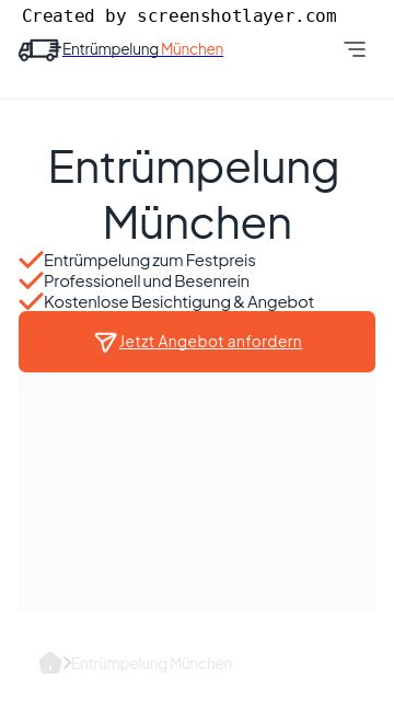 Firmenlogo vom Unternehmen Wir entrümpeln München - Entrümpelung & Wohnungsauflösung aus Münche