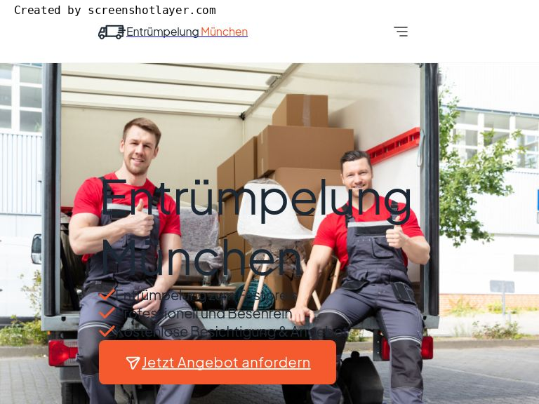 Firmenlogo vom Unternehmen Wir entrümpeln München - Entrümpelung & Wohnungsauflösung aus Münche