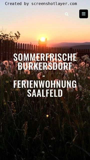 Firmenlogo vom Unternehmen Ferienwohnung - Saalfeld aus Saalfelder Höhe