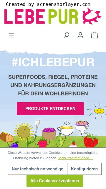 Firmenlogo vom Unternehmen Lebepur GmbH aus Berlin