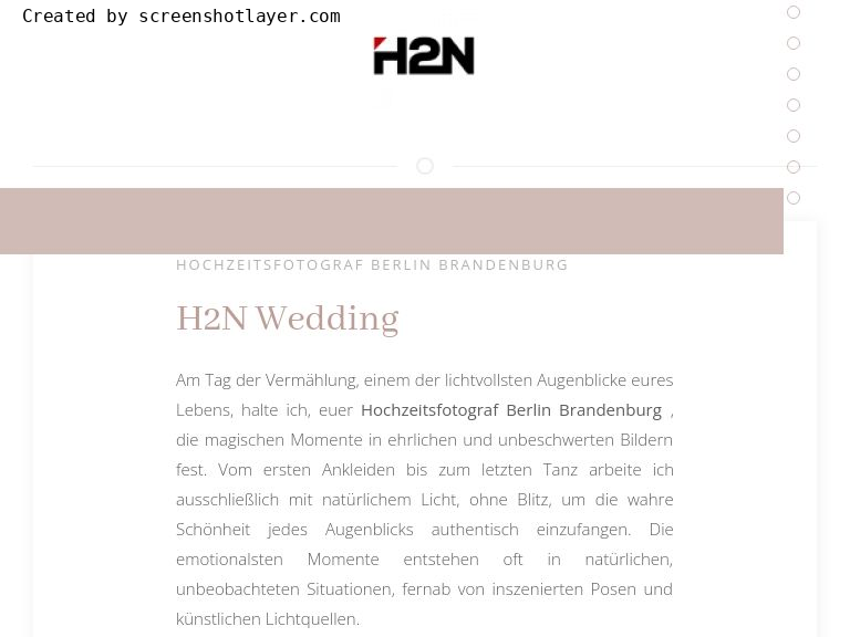 Firmenlogo vom Unternehmen Hochzeitsfotograf Berlin aus Berlin