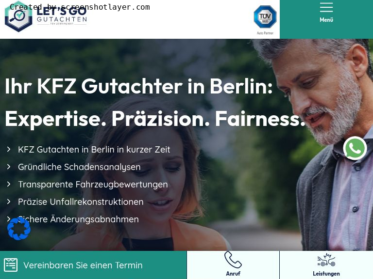 Firmenlogo vom Unternehmen Let's Go Gutachten aus Berlin