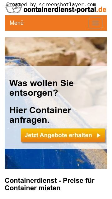 Firmenlogo vom Unternehmen Containerdienst-Portal.de aus Berlin