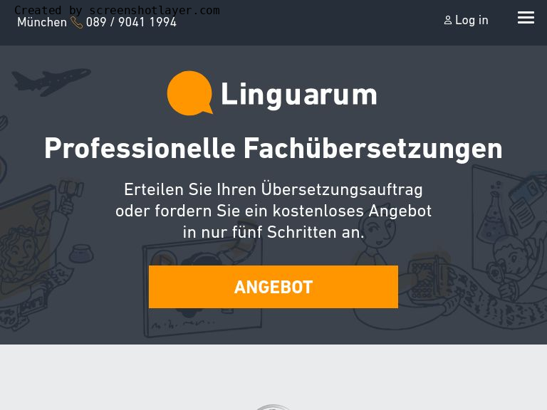 Firmenlogo vom Unternehmen Linguarum Übersetzungsbüro aus München