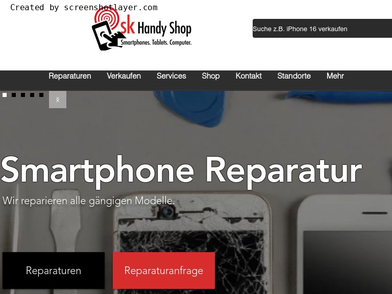 Firmenlogo vom Unternehmen sk Handy Shop aus Pforzheim