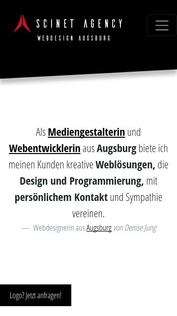 Firmenlogo vom Unternehmen scinet agency Webdesign aus Augsburg