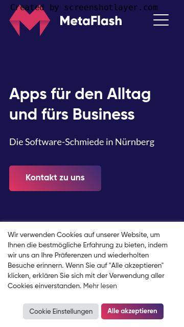 Firmenlogo vom Unternehmen MetaFlash aus Nürnberg