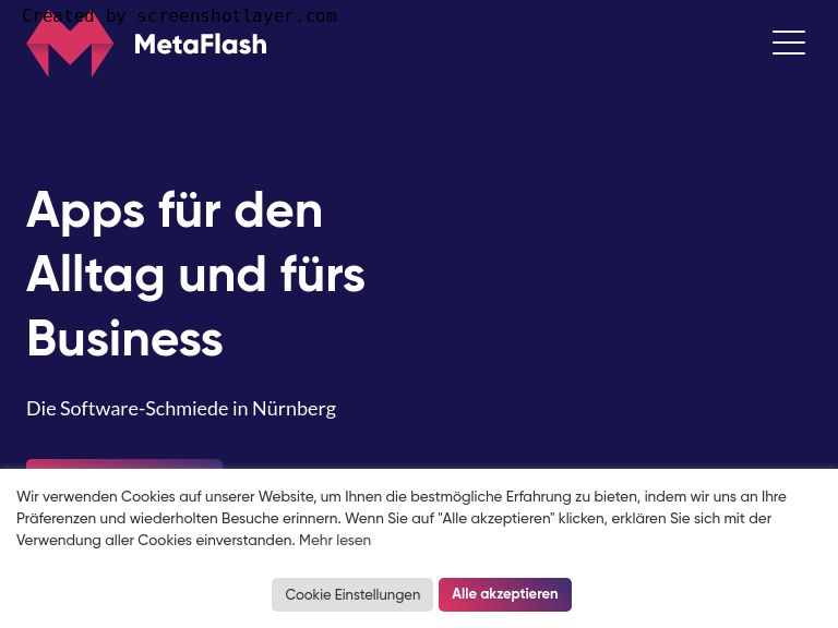 Firmenlogo vom Unternehmen MetaFlash aus Nürnberg