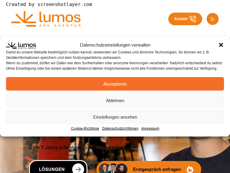Firmenlogo vom Unternehmen LUMOS Digital Media