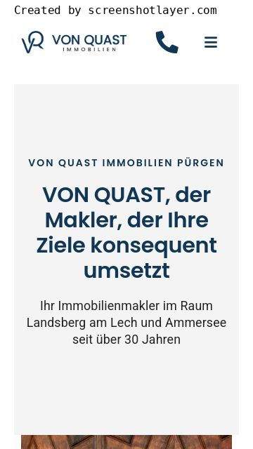 Firmenlogo vom Unternehmen Von Quast Immobilien | Immobilienmakler Landsberg aus Pürgen