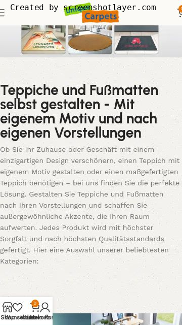 Firmenlogo vom Unternehmen Uniquecarpets GmbH aus Pulheim
