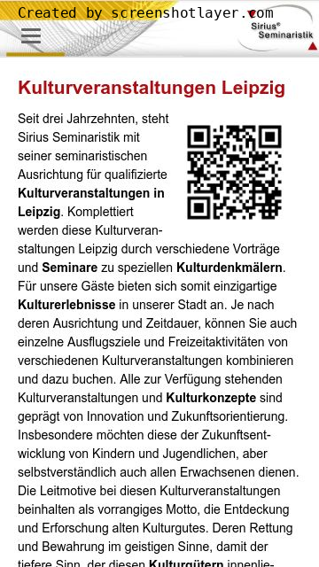 Firmenlogo vom Unternehmen Sirius Seminaristik aus Leipzig