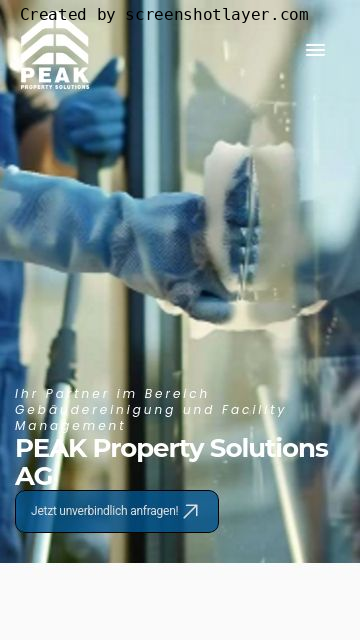 Firmenlogo vom Unternehmen PEAK Property Solutions AG aus Baar