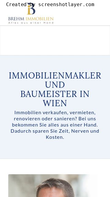 Firmenlogo vom Unternehmen Brehm Immobilien GmbH aus Wien