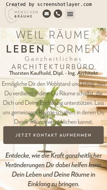 Firmenlogo vom Unternehmen Architekt Dipl.-Ing. Thorsten Kaufhold | Menschen und Räume GmbH aus Vel